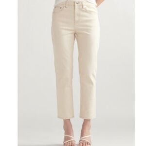 Thakoon Classic Cropped Jean size 6/28 NWOT ECRU